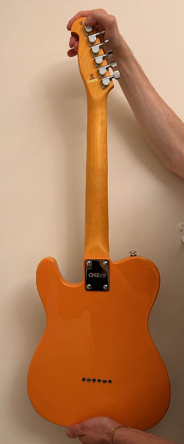 CNZ Audio Electric Guitar - Orange - photo 3