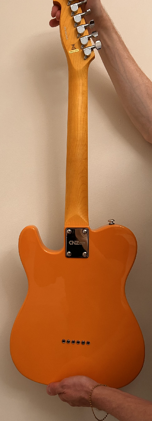 CNZ Audio Electric Guitar - Orange - photo 4