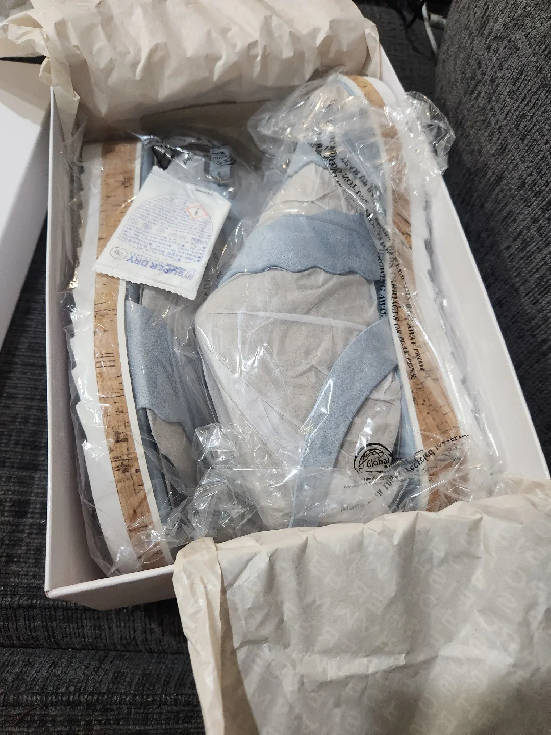 Marc Fisher Gabrey Sandals - Light Blue, Size 11 (New) image indicator(3)