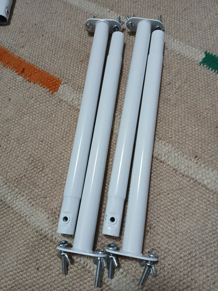 Laiensia White 2-tier Clothing Rack image indicator(10)