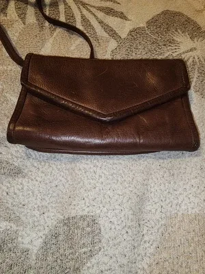 J. Dunsce Brown Leather Crossbody wallet thumbnail