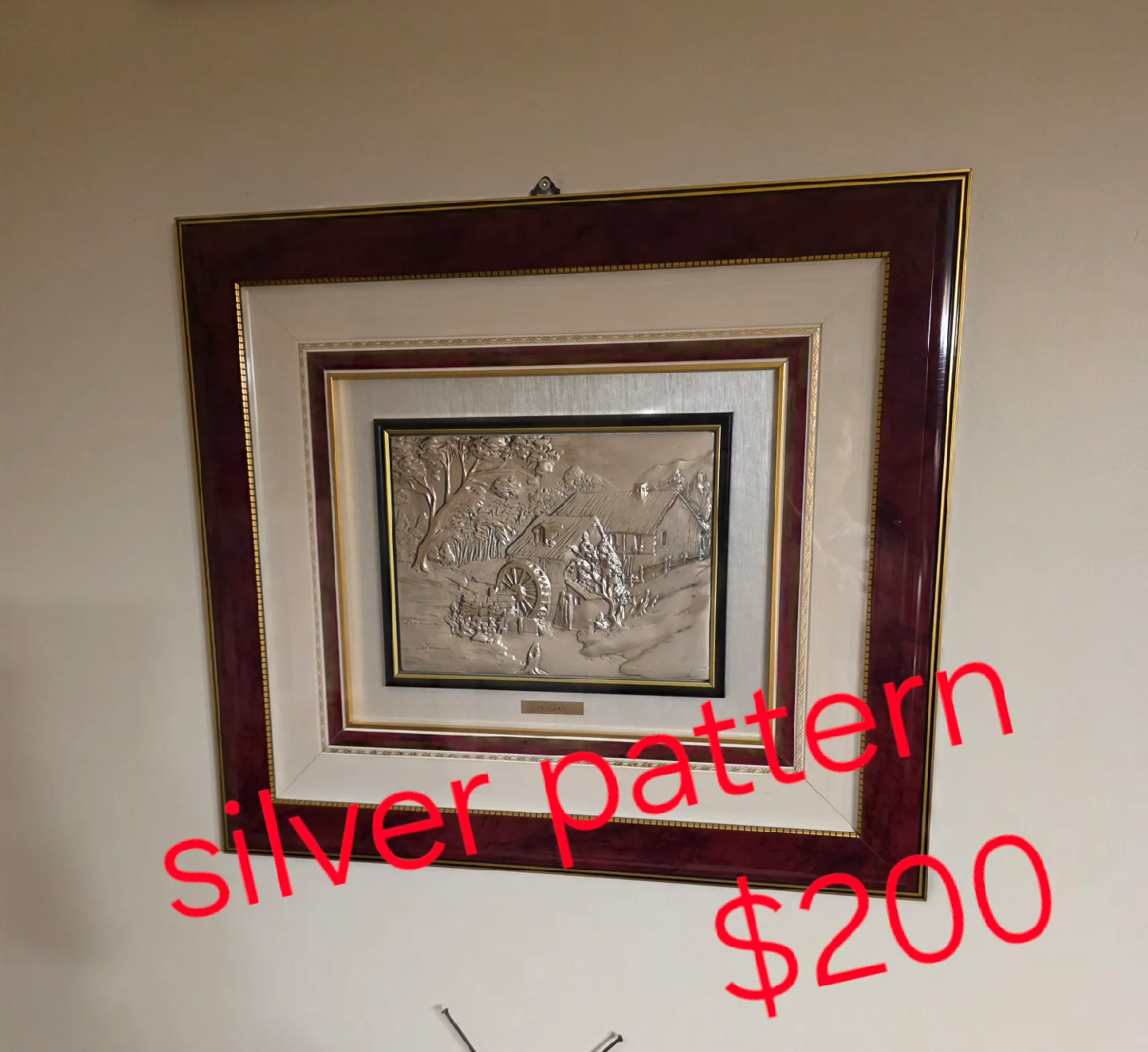 Assorted Framed Silver Art image indicator(4)