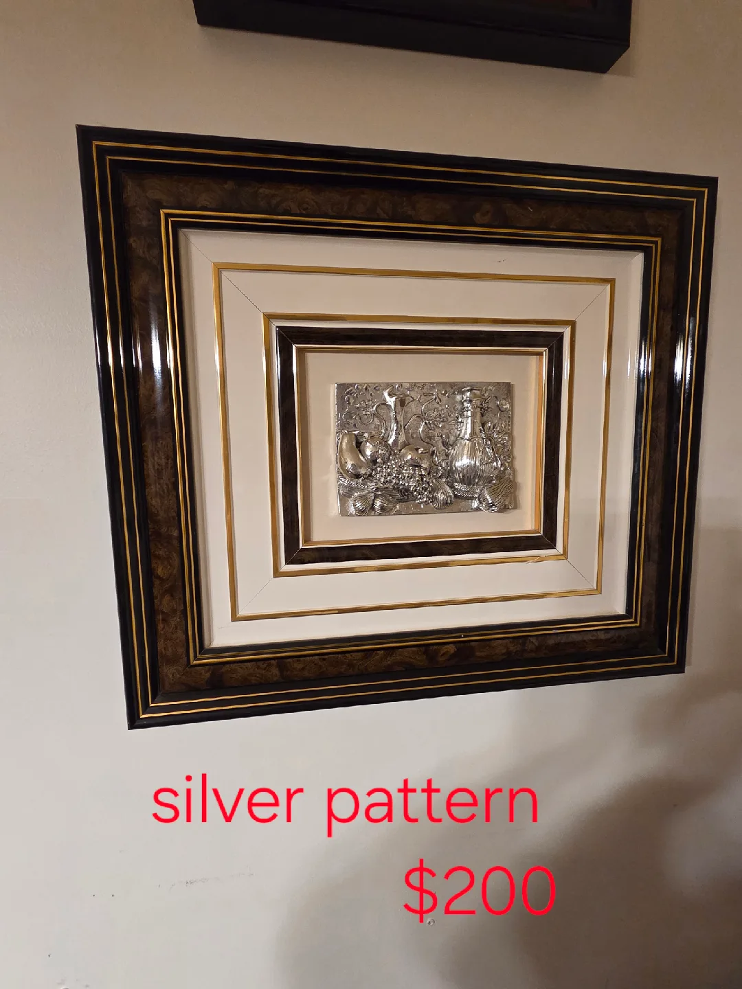 Assorted Framed Silver Art image indicator(5)