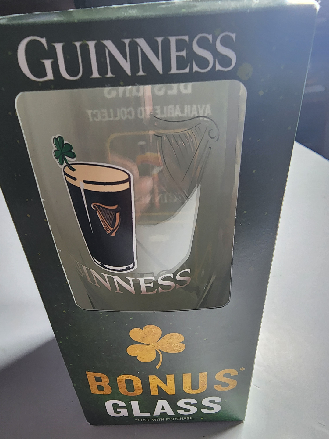 Guinness St. Patrick's Day Bonus Glass - New in Box! - photo 2