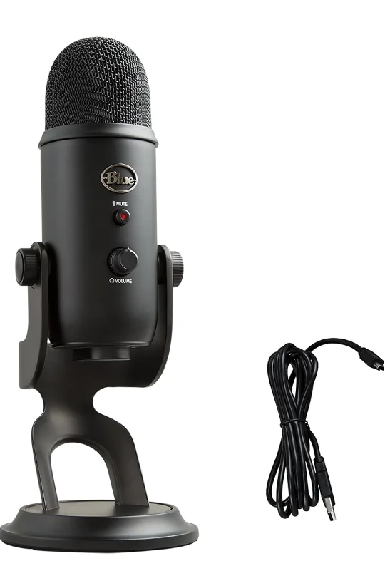 Blue Yeti USB Microphone - Blackout Edition image indicator(4)