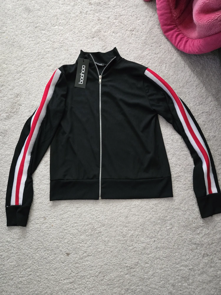 Boohoo Black Track Jacket