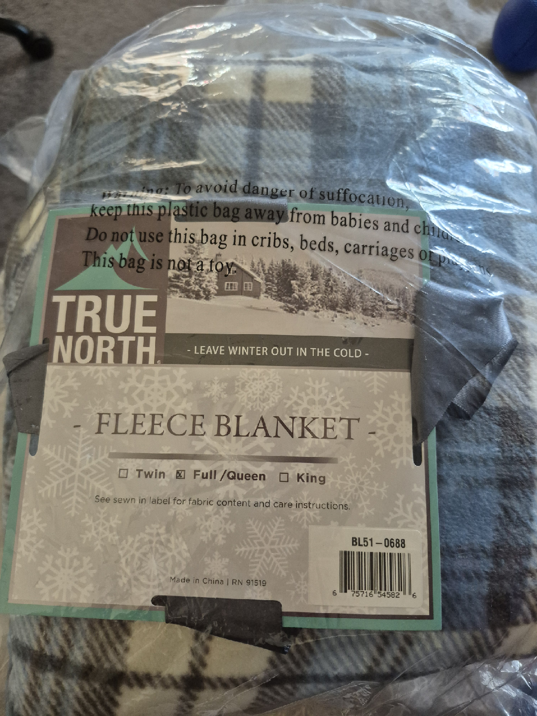 True North Fleece Blanket - Full/Queen