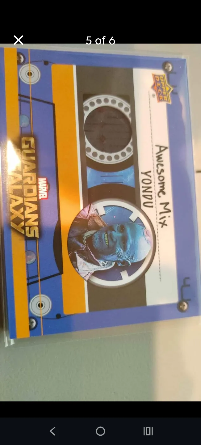 Marvel Guardians Galaxy Yondu Upper Deck Card image indicator(4)