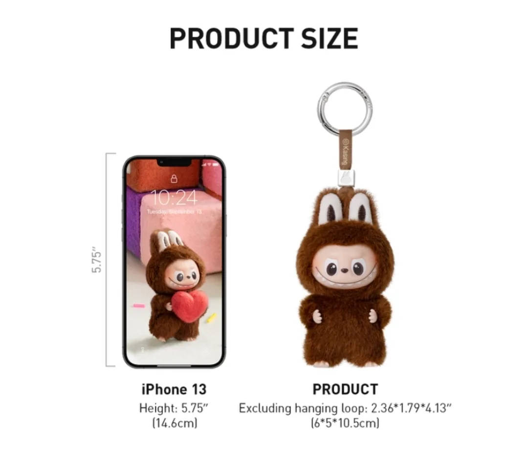 New POP MART The Monsters Pin for Love Keychain image indicator(2)