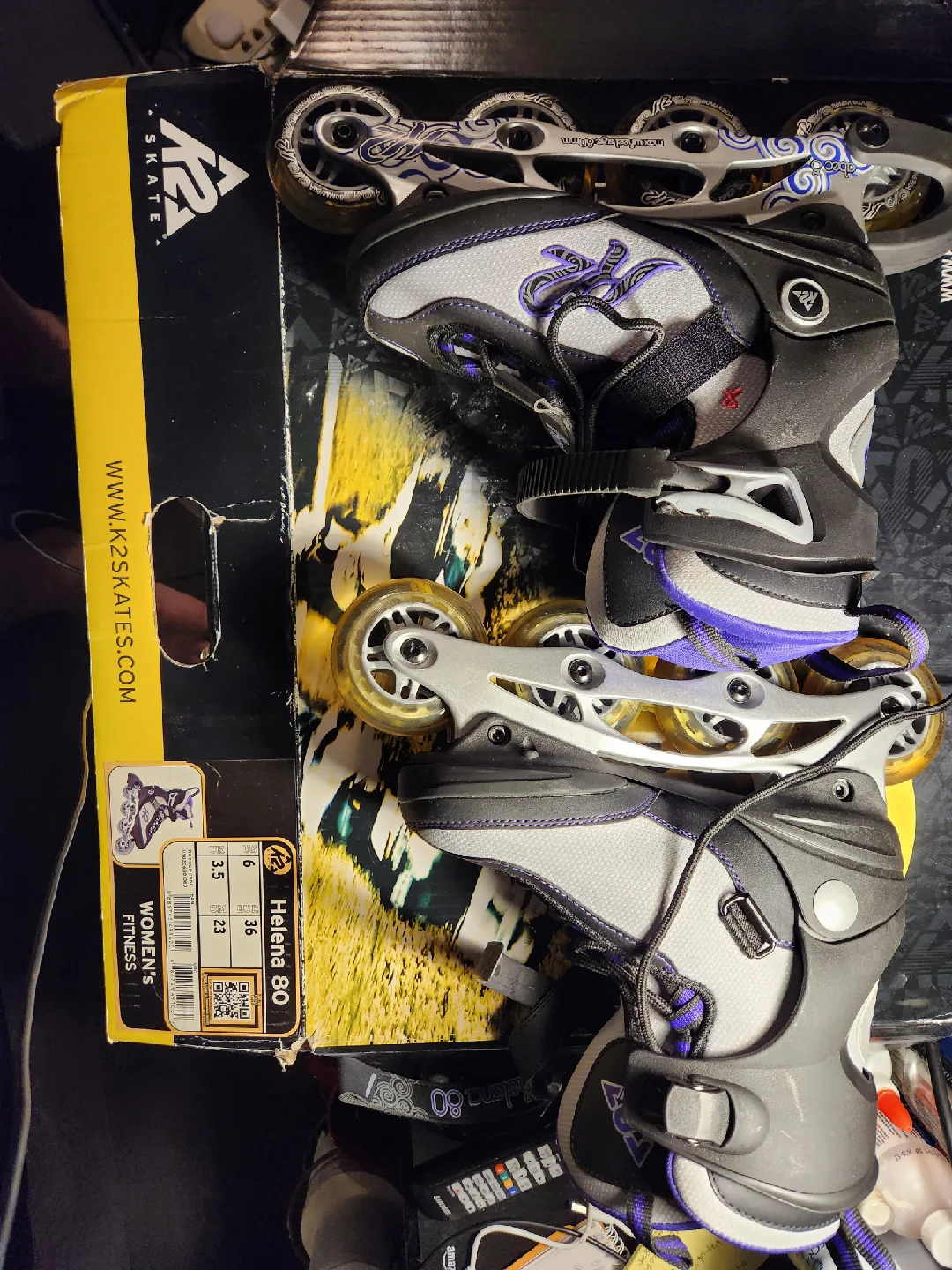 K2 Helena 80 Women's Inline Skates - Size 6 thumbnail