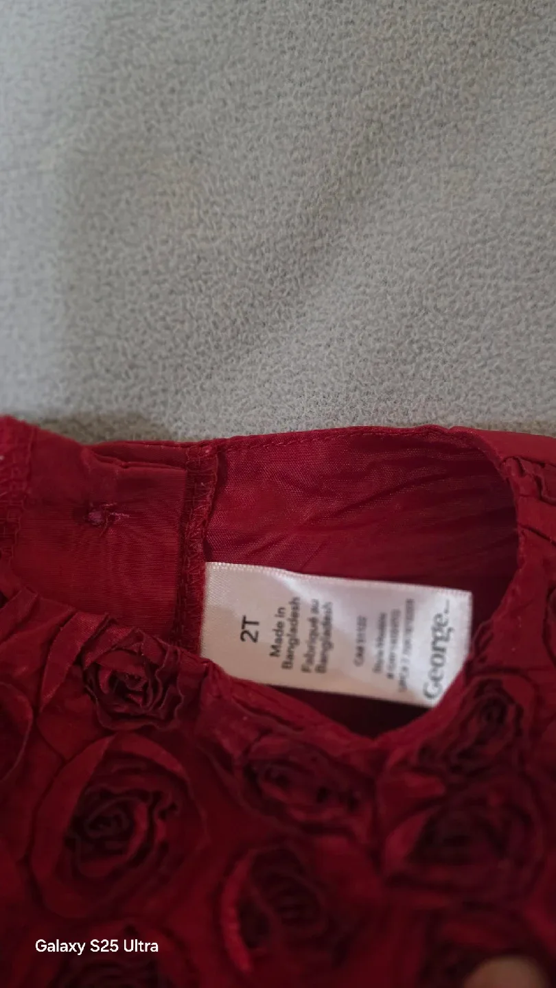 George Red Dress - Size 2T image indicator(2)