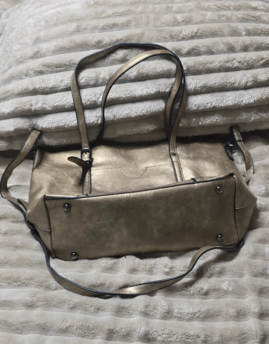 Gold Tote Bag with Shoulder Strap image indicator(2)