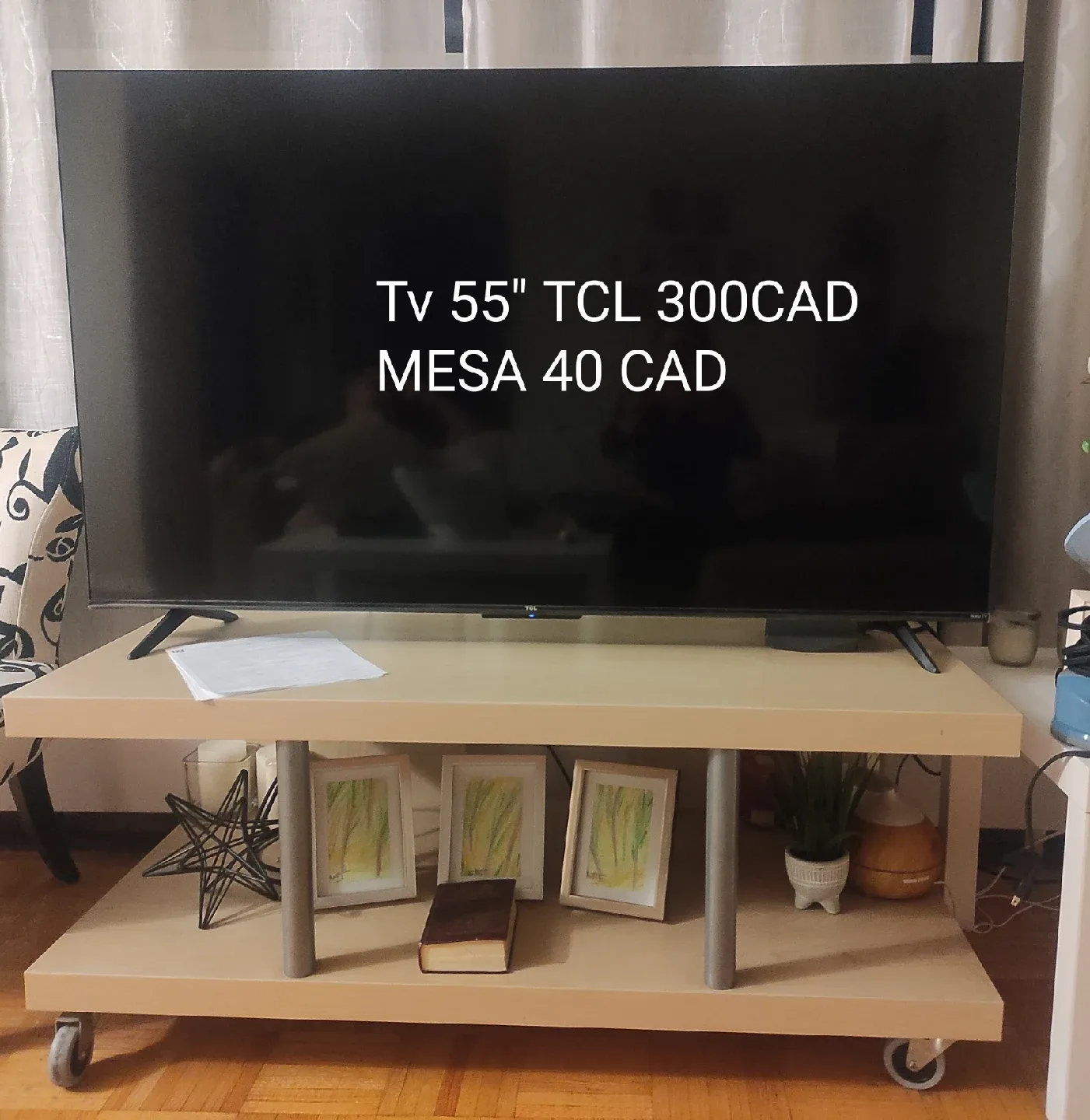 TCL 55" TV & TV Stand thumbnail