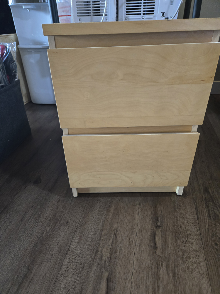 IKEA Hemnes 2-Drawer Chest - Light Brown