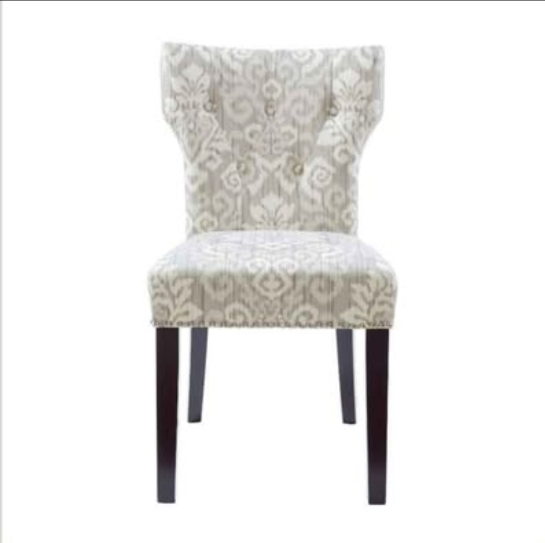 Pair (2)Upholstered Dining Chair - Gray and Light Green - photo 3