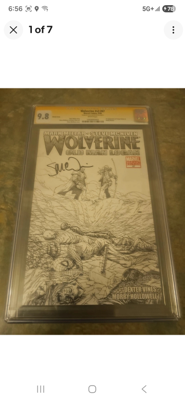 CGC 9.8 Wolverine #v3 #67 Signed Comic Book