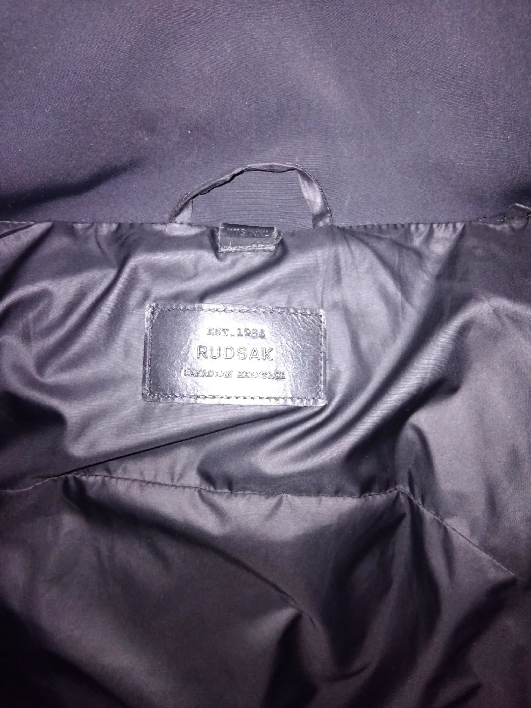 Rudask  Black Winter Jacket image indicator(7)