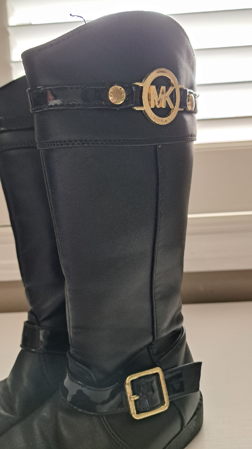 Kids Michael Kors Black Boots - Size 11c - photo 3