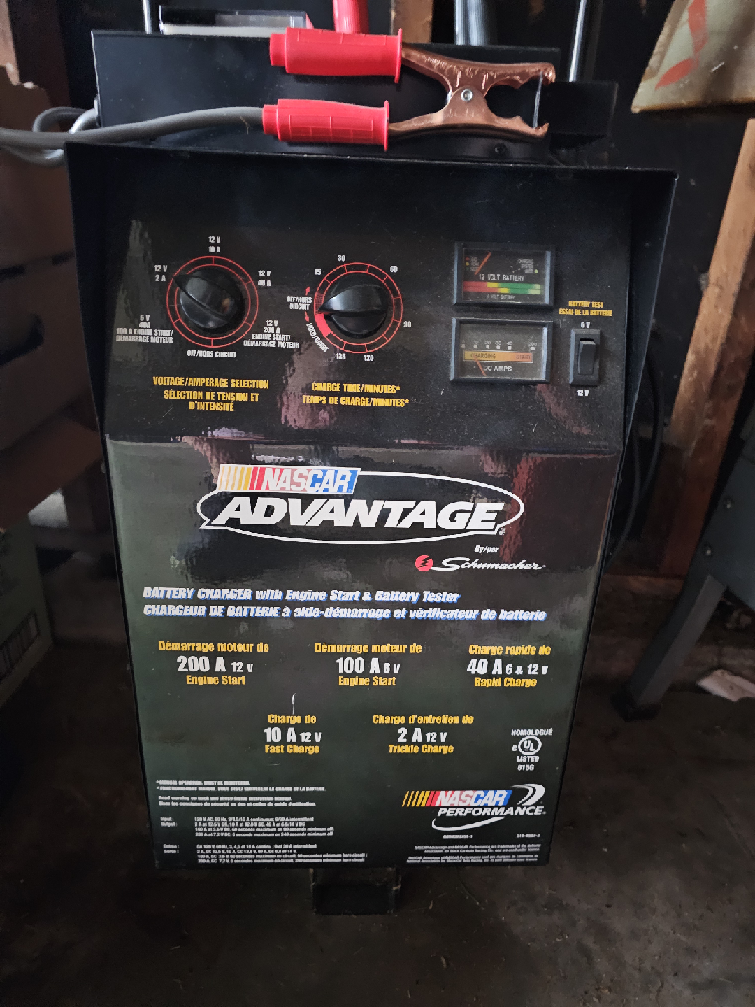 NASCAR Advantage Schumacher Battery Charger