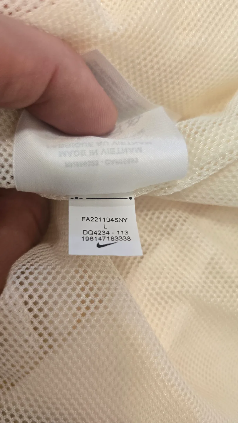 Nike Anorak Jacket - Size L - Cream Colour image indicator(4)