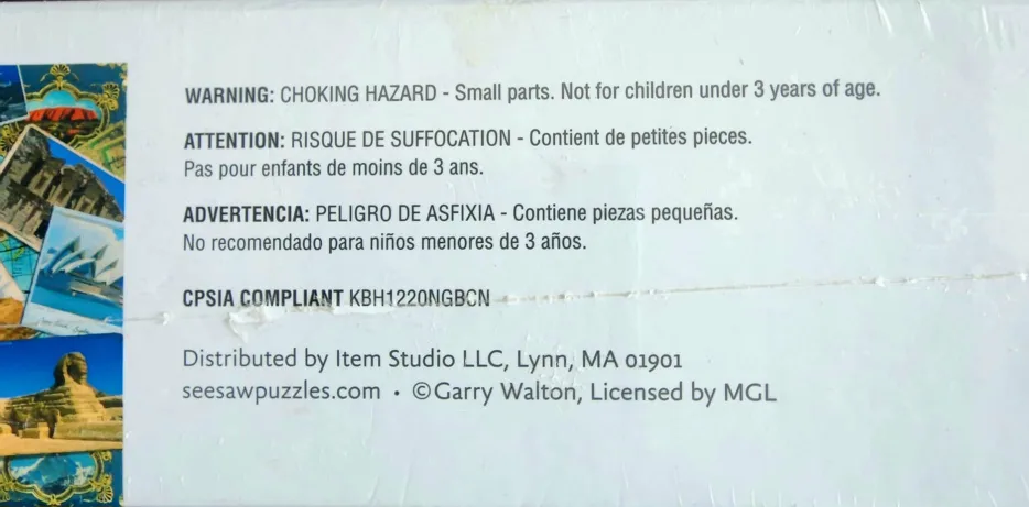 Seesaw Wonders of the World 1000 Piece Jigsaw Puzzle image indicator(3)