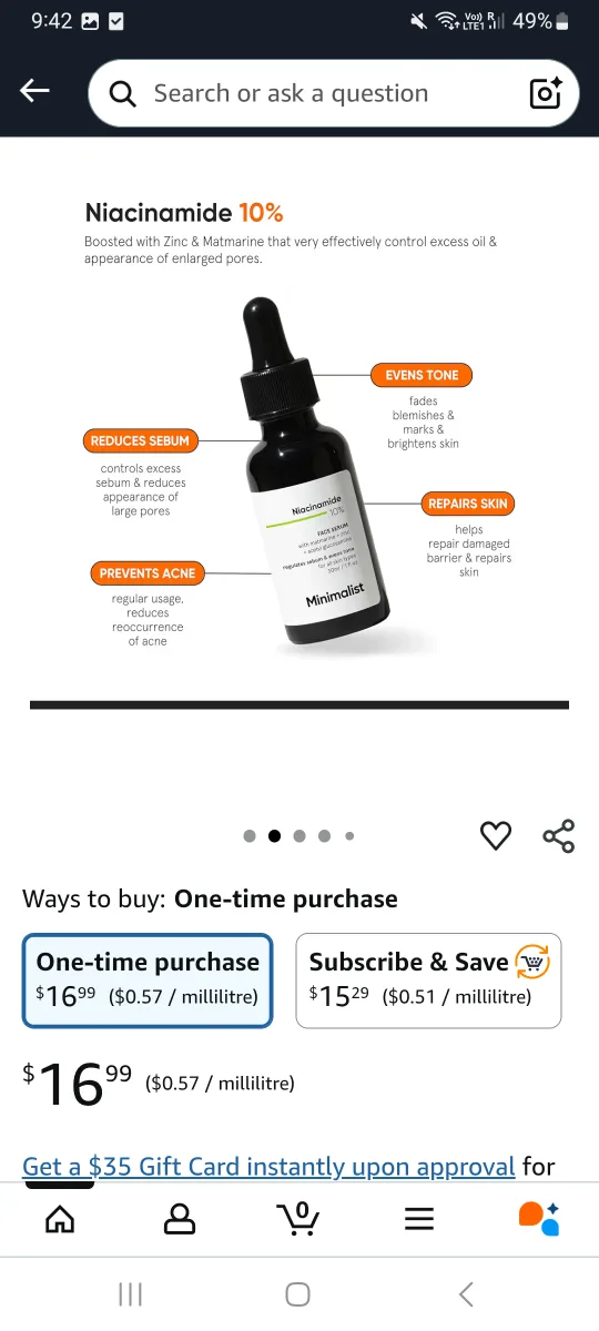 pore minimizer minimalist serum and cream image indicator(2)