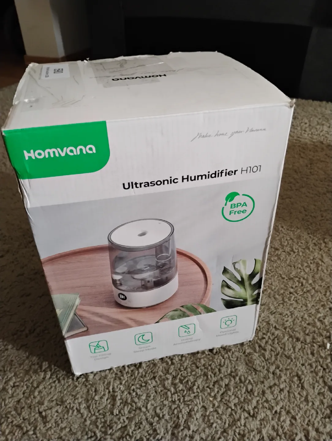 Homvana H101 Ultrasonic Humidifier - Like New! image indicator(2)