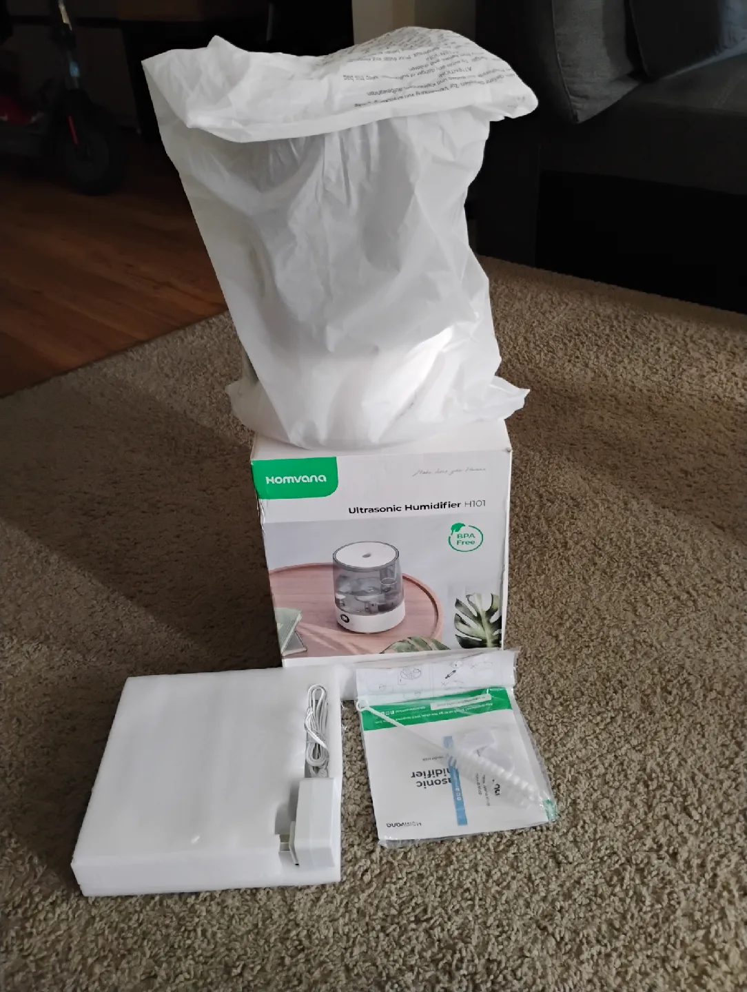 Homvana H101 Ultrasonic Humidifier - Like New! image indicator(3)