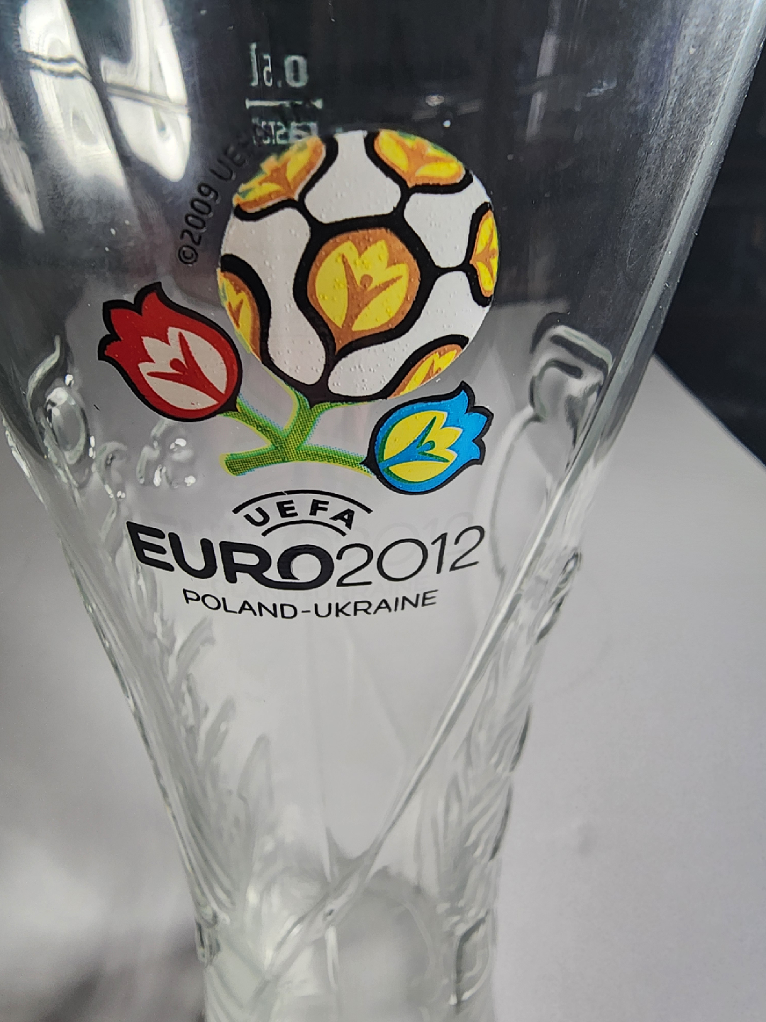 Rastal UEFA Euro 2012 Poland-Ukraine Beer Glass