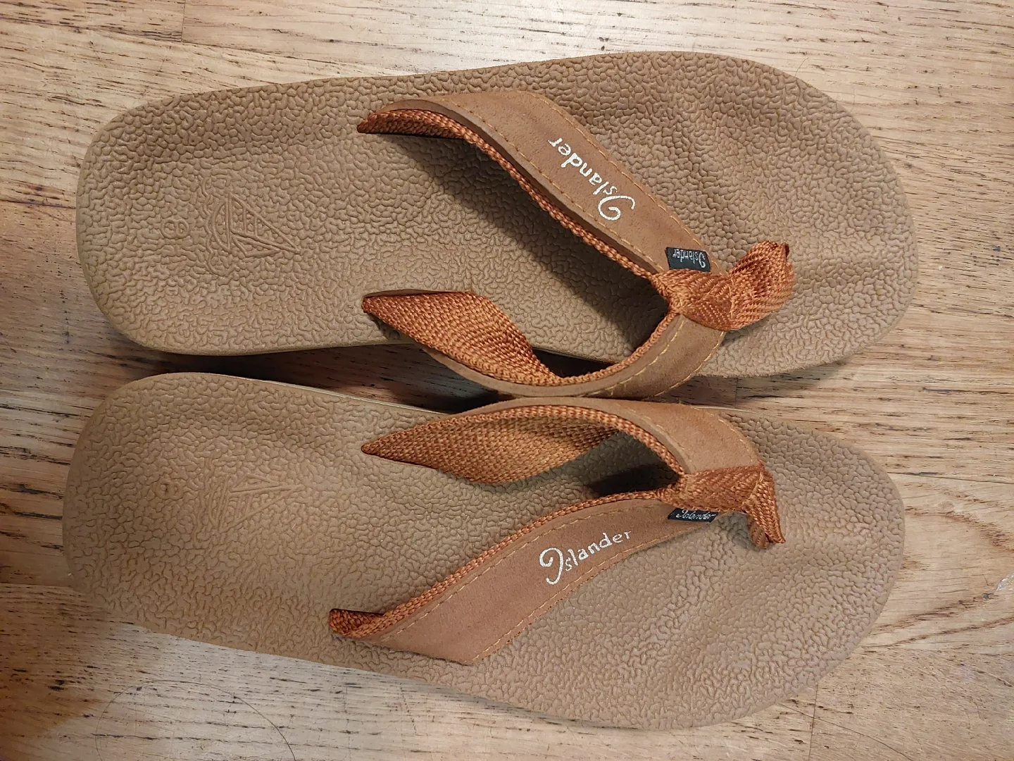 Islander Brown Sandals Size 8
