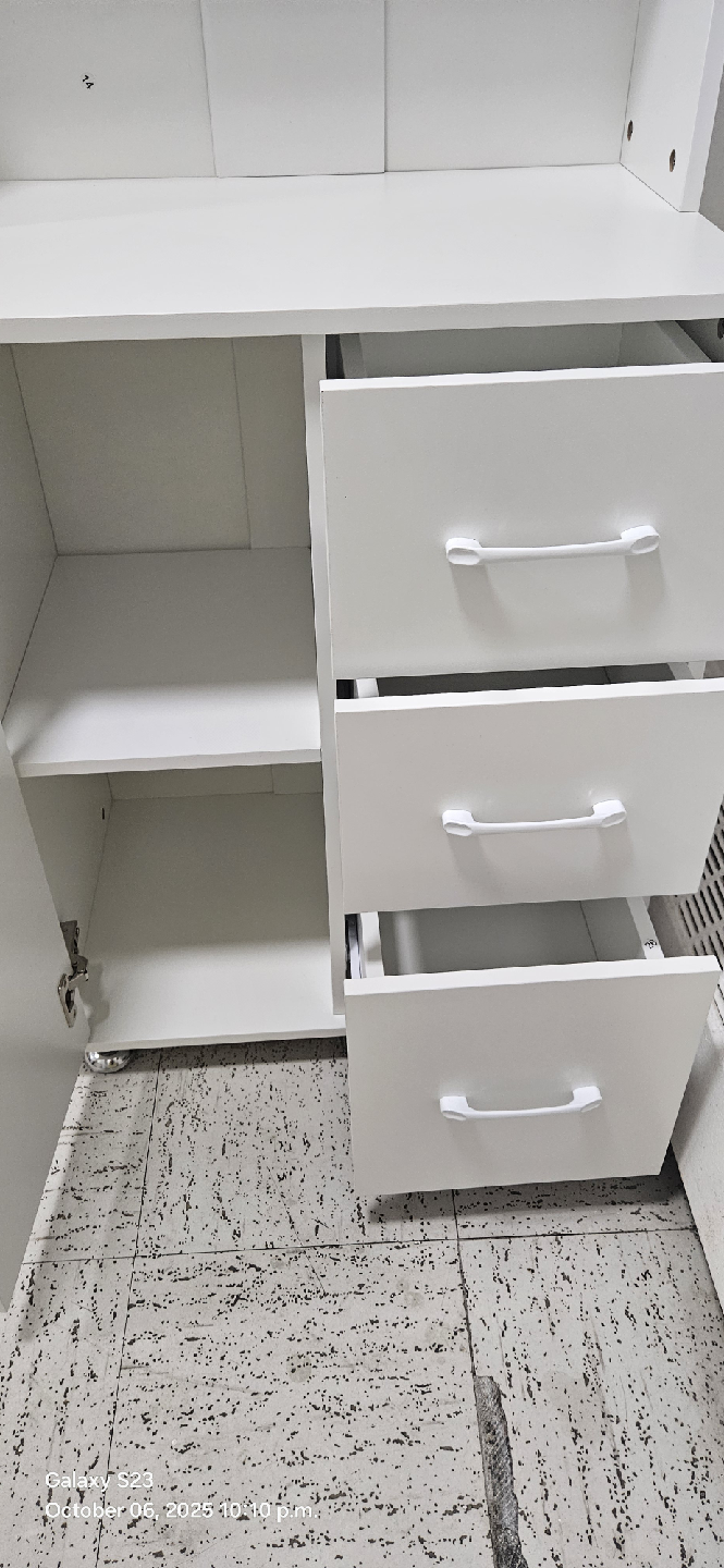 HOMCOM Modern Kitchen Cupboard - White - photo 5
