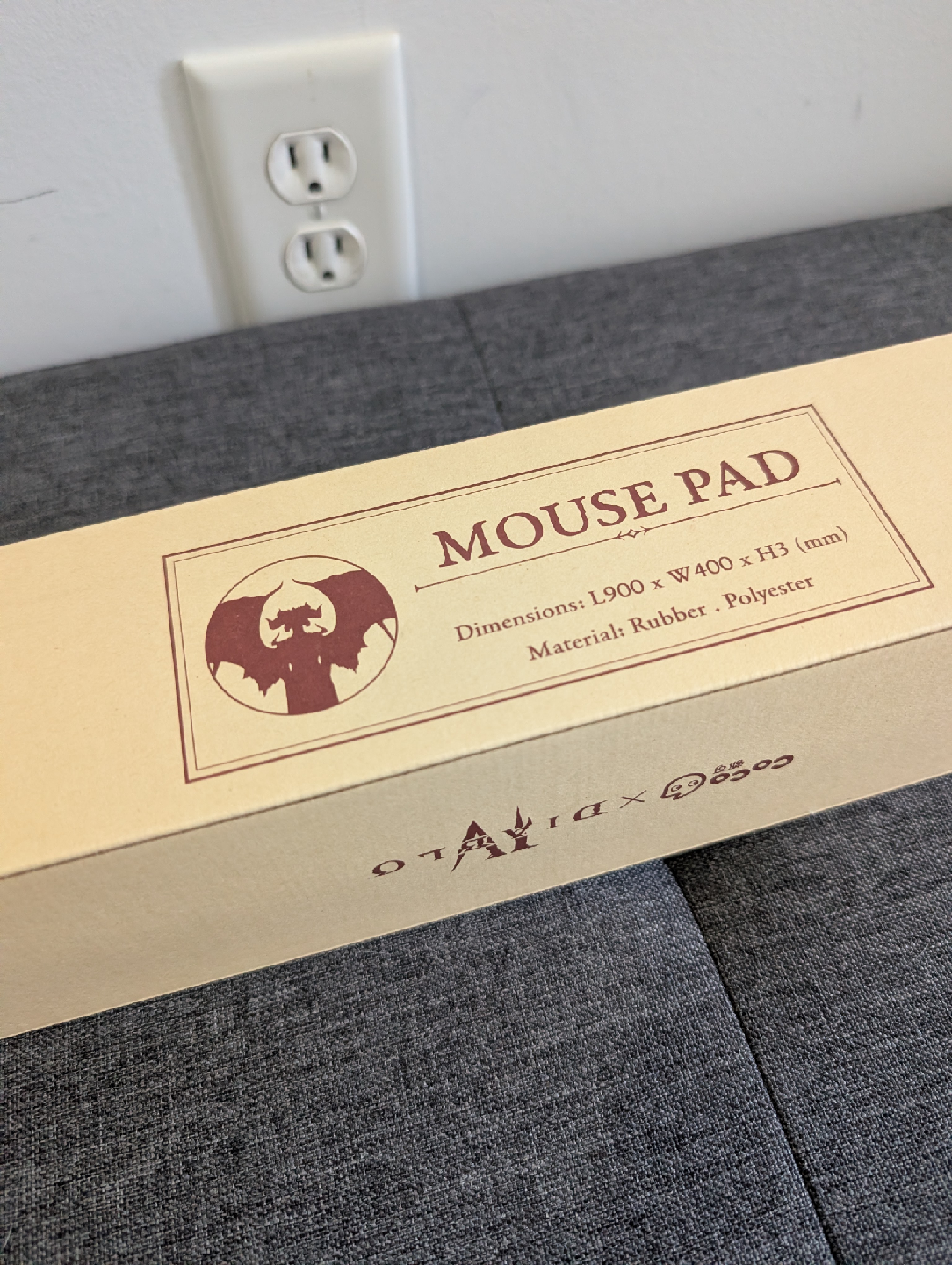 Coco66 x Diablo IV Mouse Pad - New in Box!