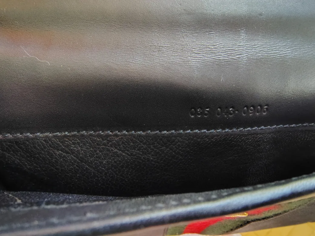 Gucci Vintage Sherry Line Black Wallet image indicator(6)