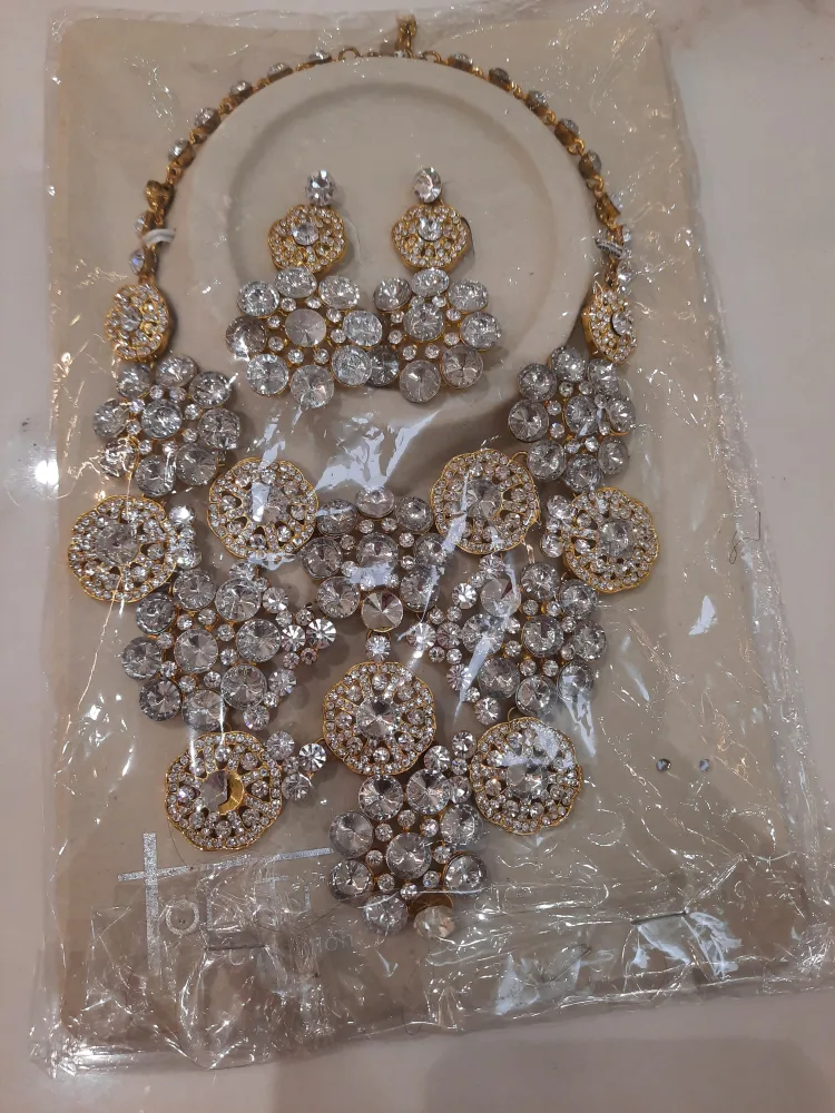 Necklace & Earring Set - Gold & Silver thumbnail