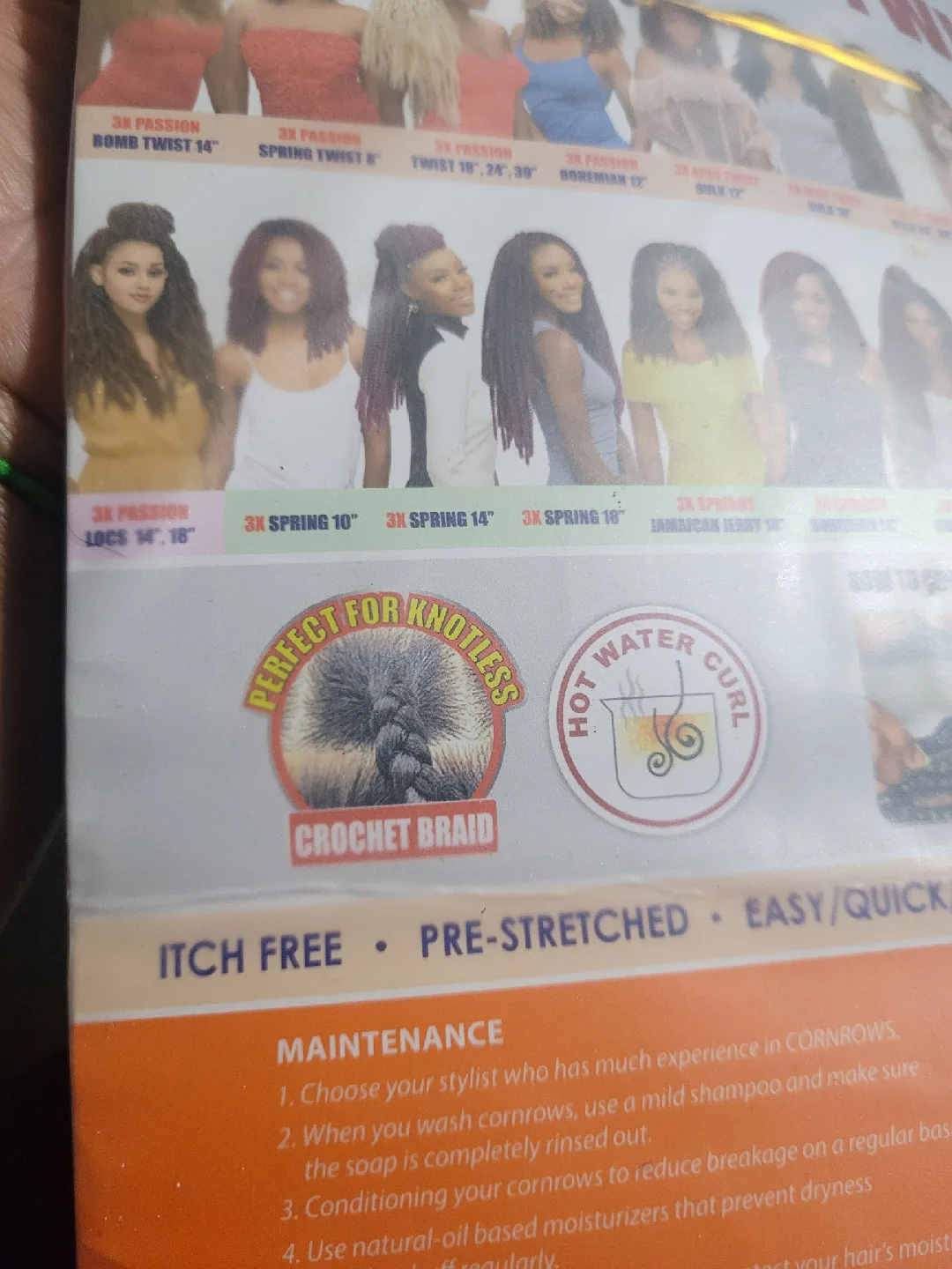 1 pkg Crochet Passion Ghana Twist 14" Hair image indicator(5)