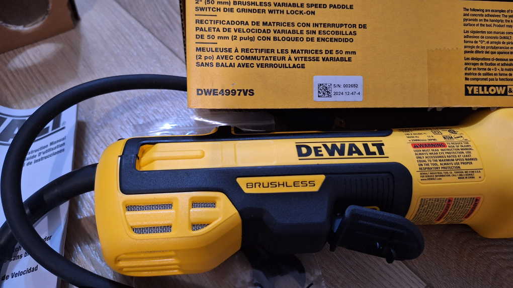Dewalt die Grinder New - photo 3