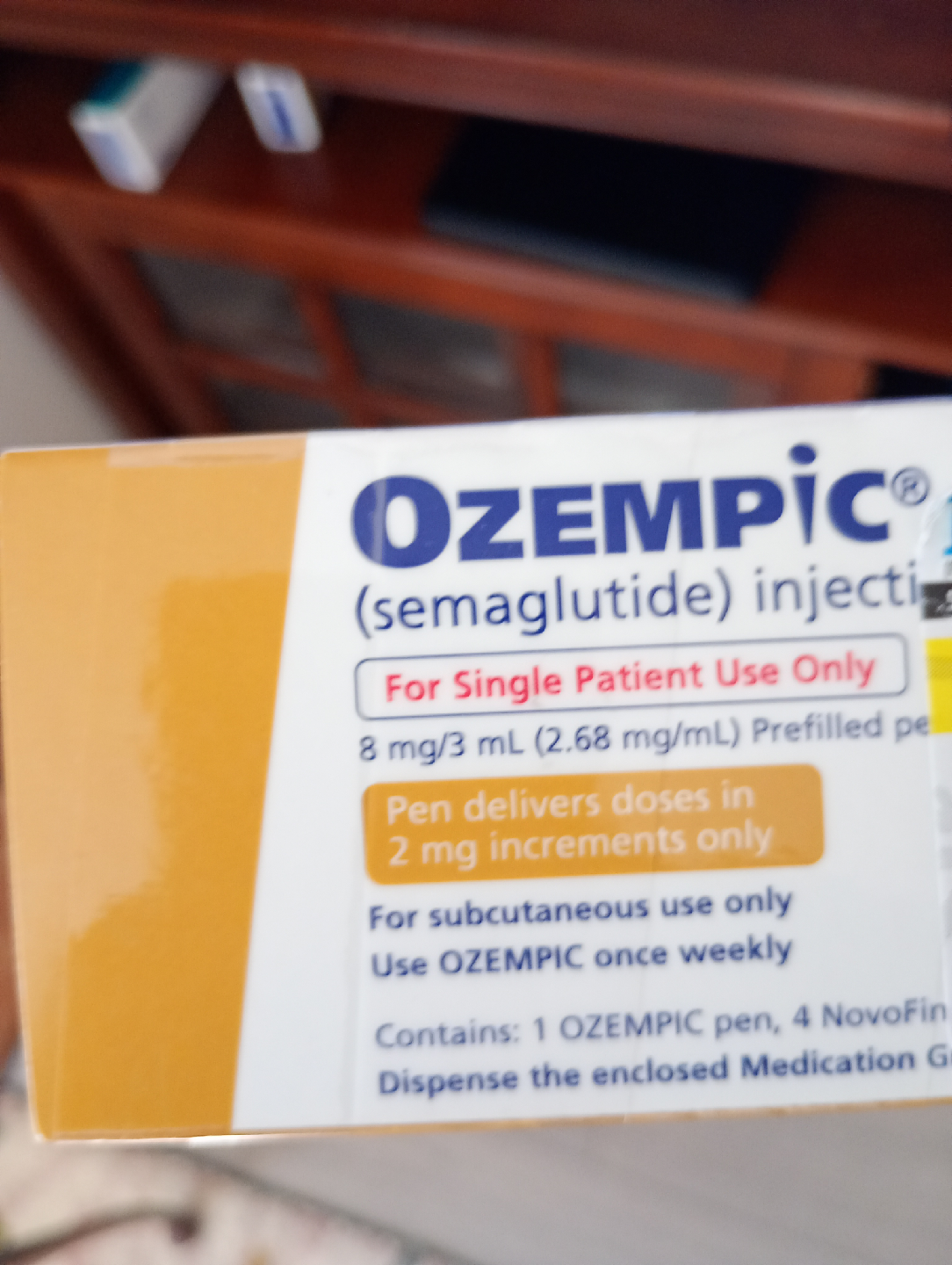 Ozempic (semaglutide) injection, Exp 2027