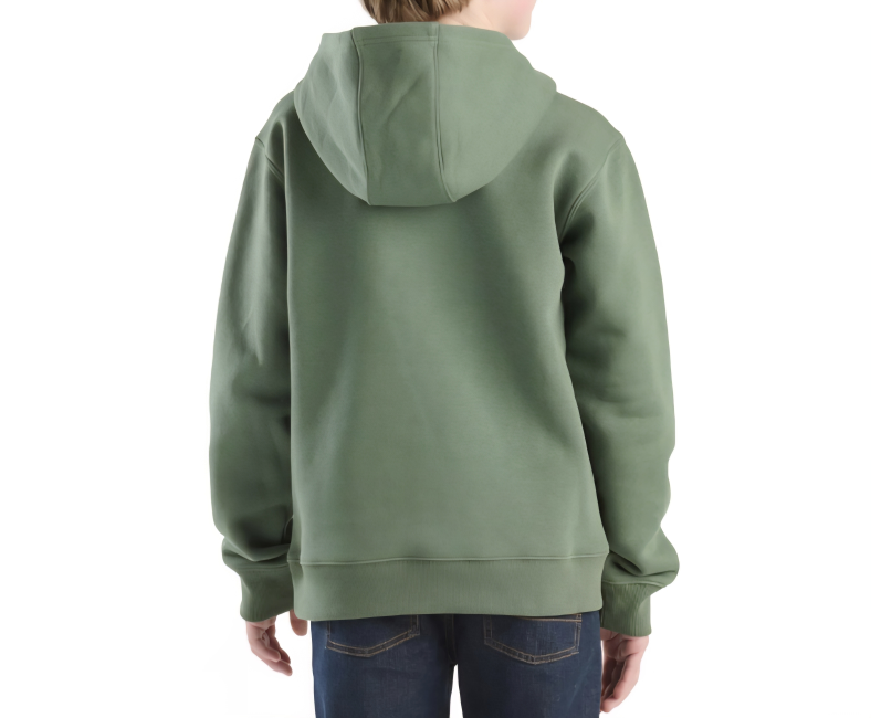 BNWT Carhartt Relaxed Fit Fleece Graphic Hoodie Green - photo 3