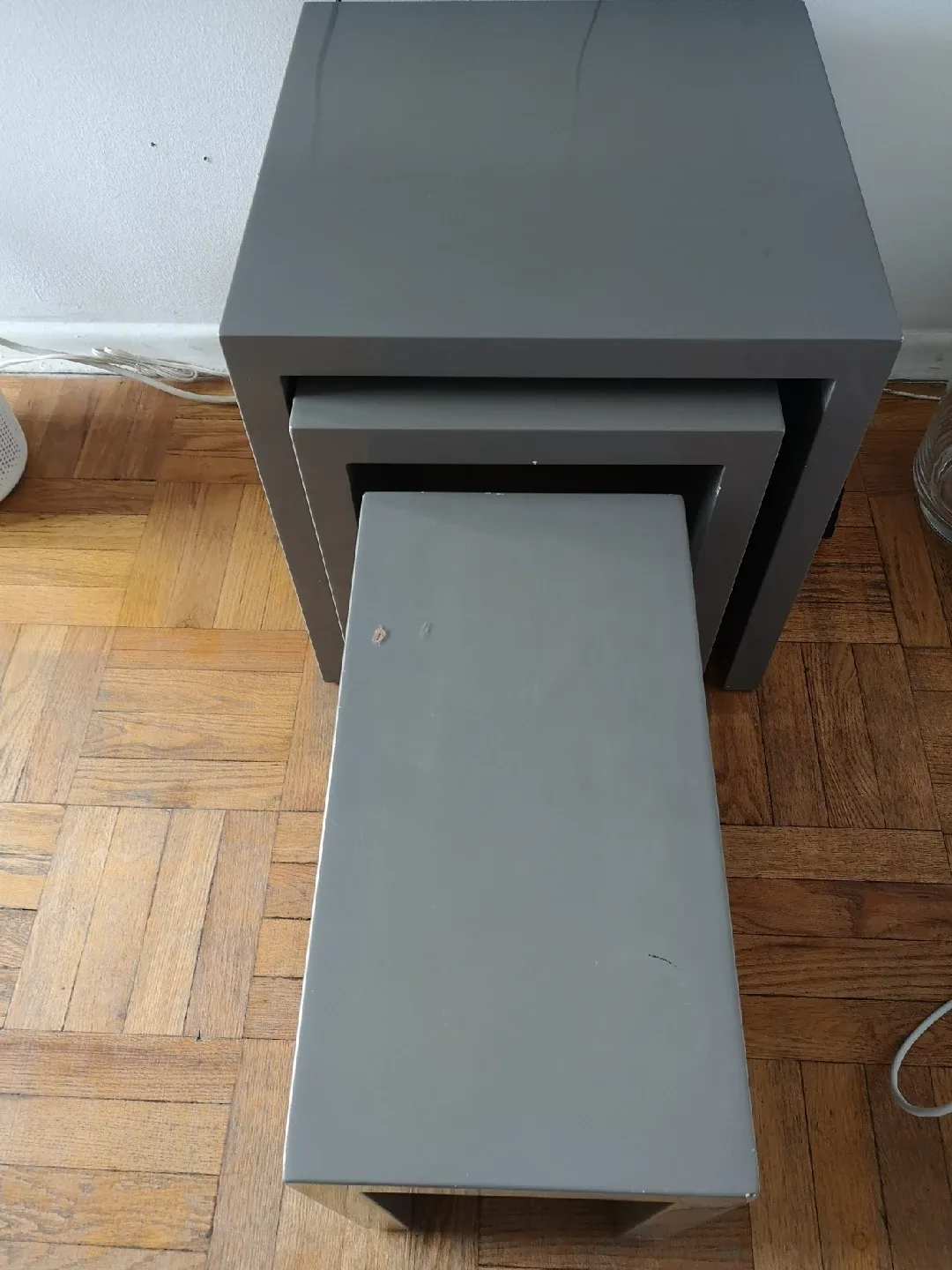 Grey Nesting Tables - Set of 3 image indicator(2)