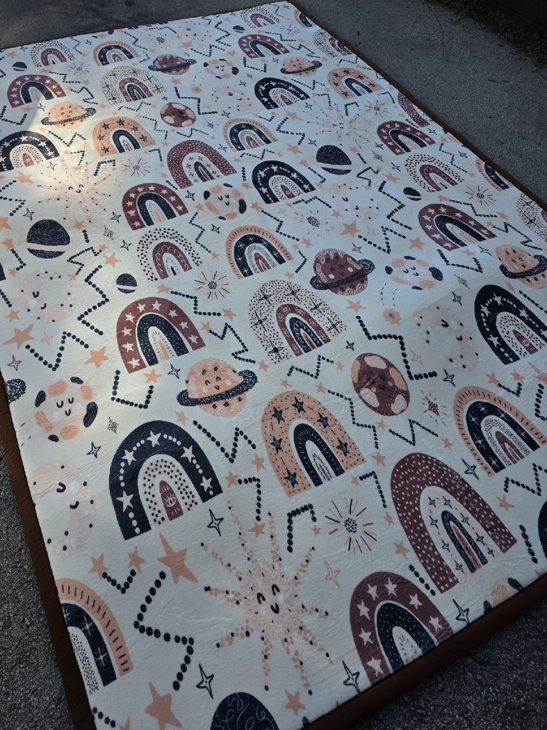 Rainbow & Planets Play Mat - photo 3