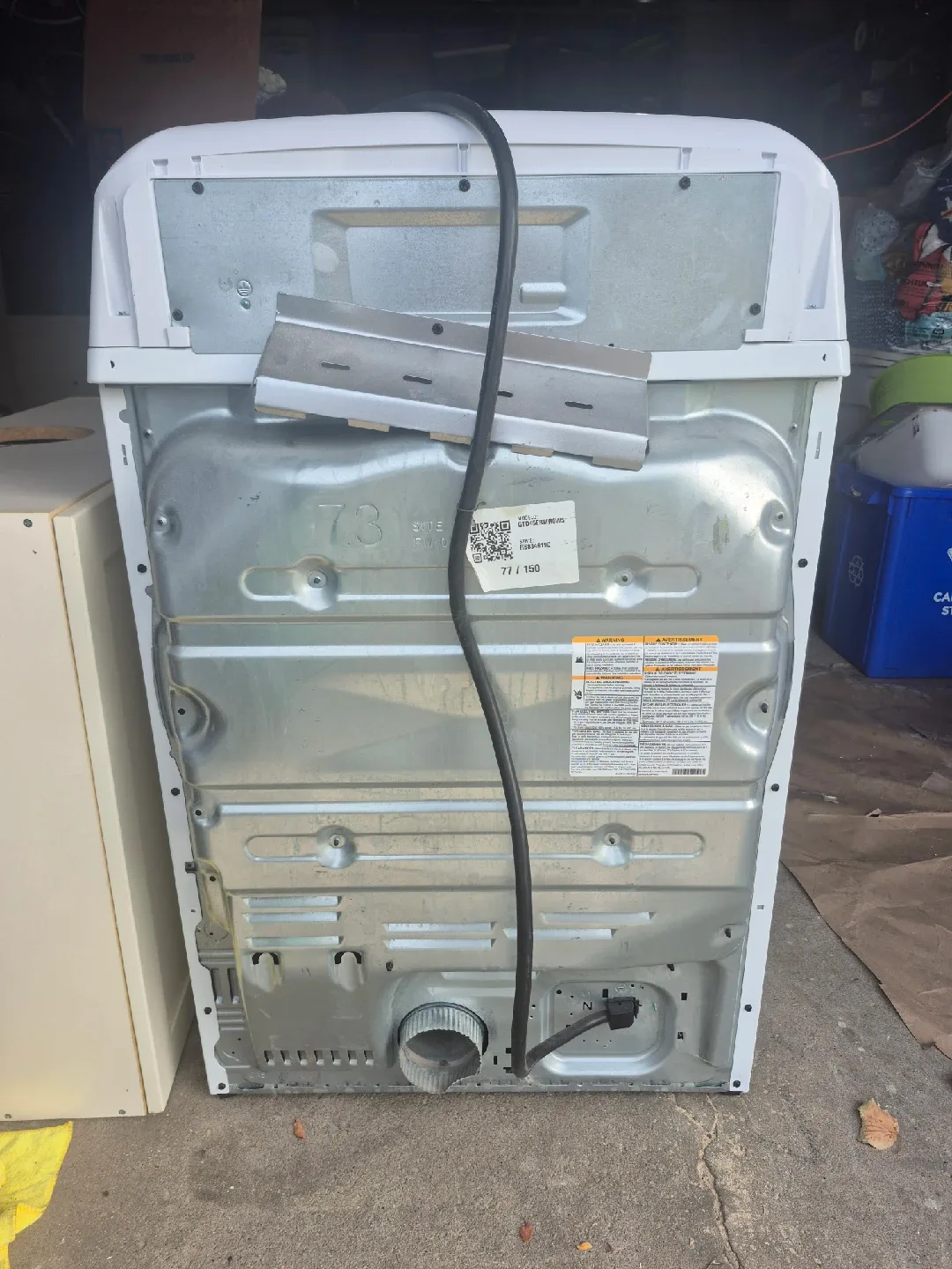 GE Electric Dryer - White image indicator(5)