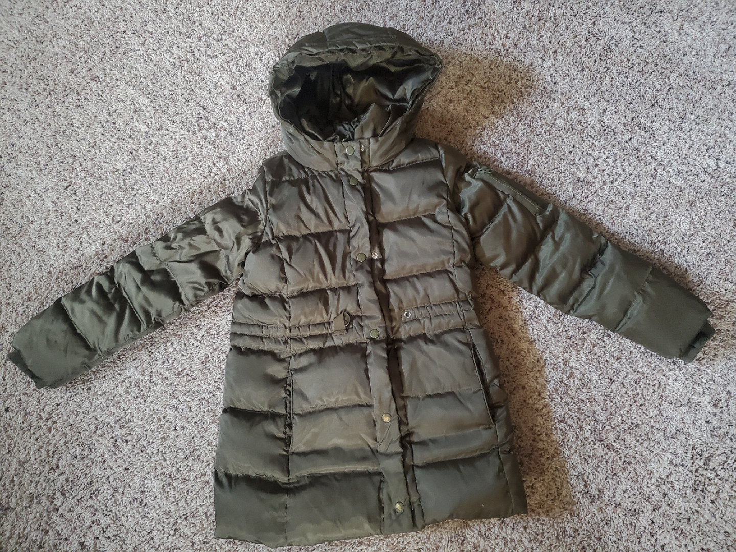 Gap Puffer Jacket - Olive Green