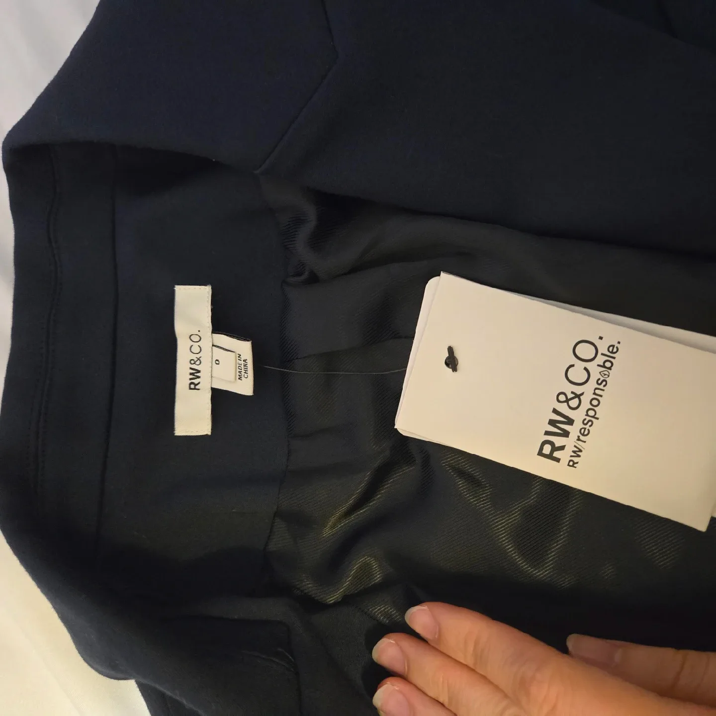 RW&CO. Navy Blazer & Pants - Size 0 - New image indicator(4)