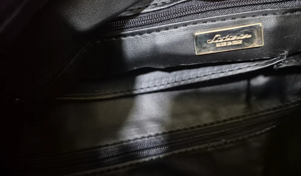 Lederer Woven Patent Leather Shoulder Bag thumbnail