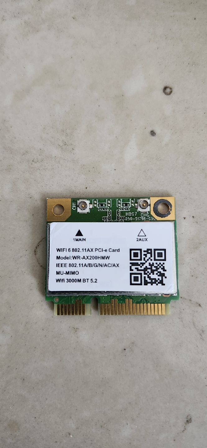 Wifi 6 802.11AX PCI-e Card WR-AX200HMW - photo 2