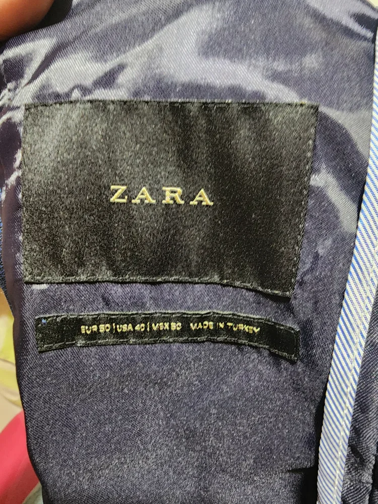 Blue Zara Suit 42/32 image indicator(4)