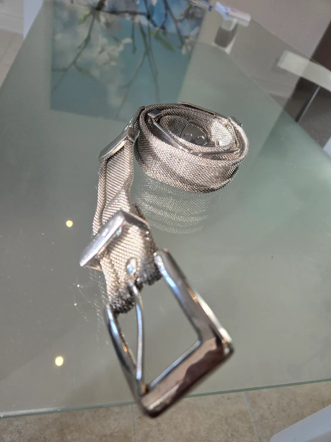 Guess Silver Mesh Belt image indicator(2)