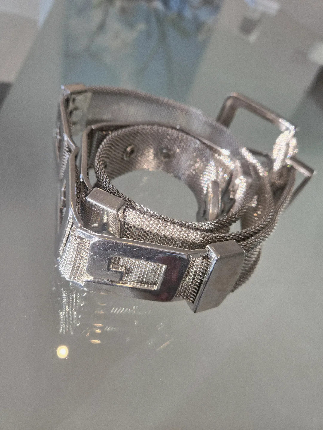 Guess Silver Mesh Belt image indicator(3)