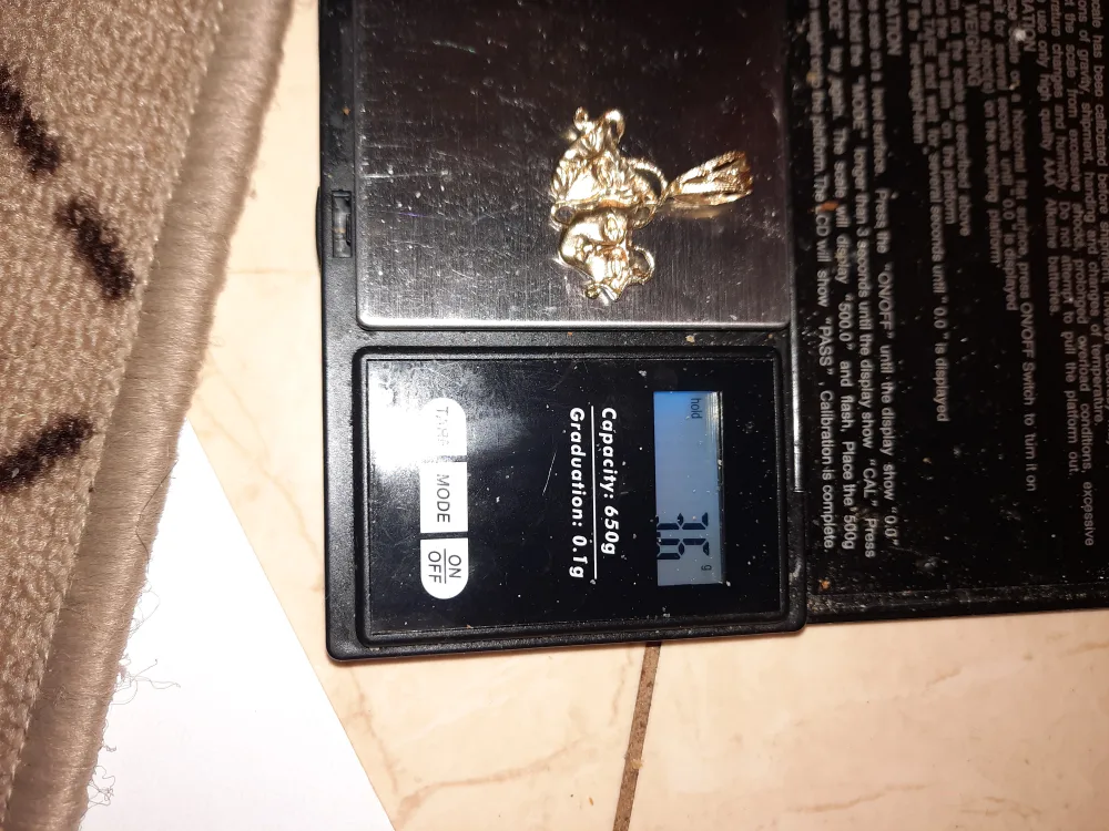 Huge AUTHENTIC GENUINE SOLID 14K GOLD CHARM COMEDY TRAGEDY image indicator(6)