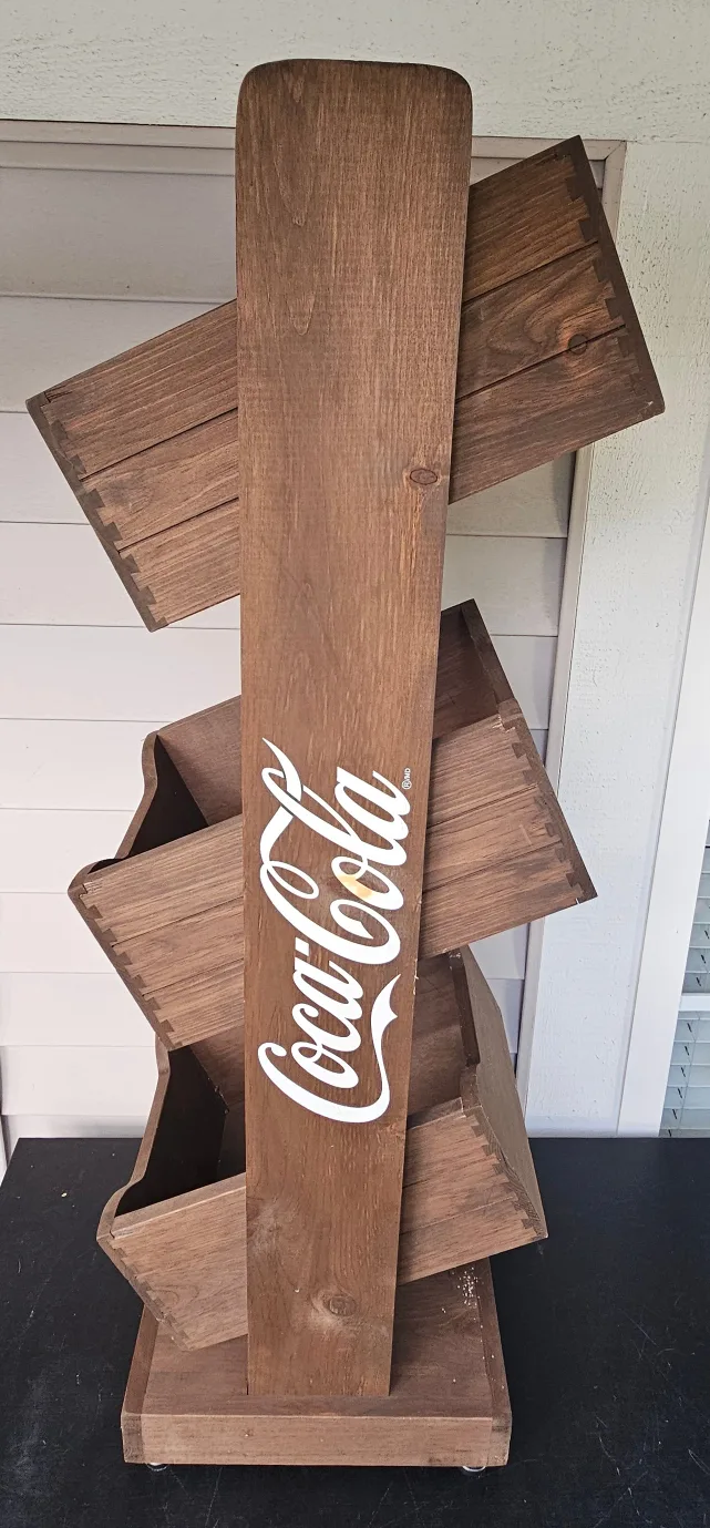 Coca Cola Wooden Display Case image indicator(3)